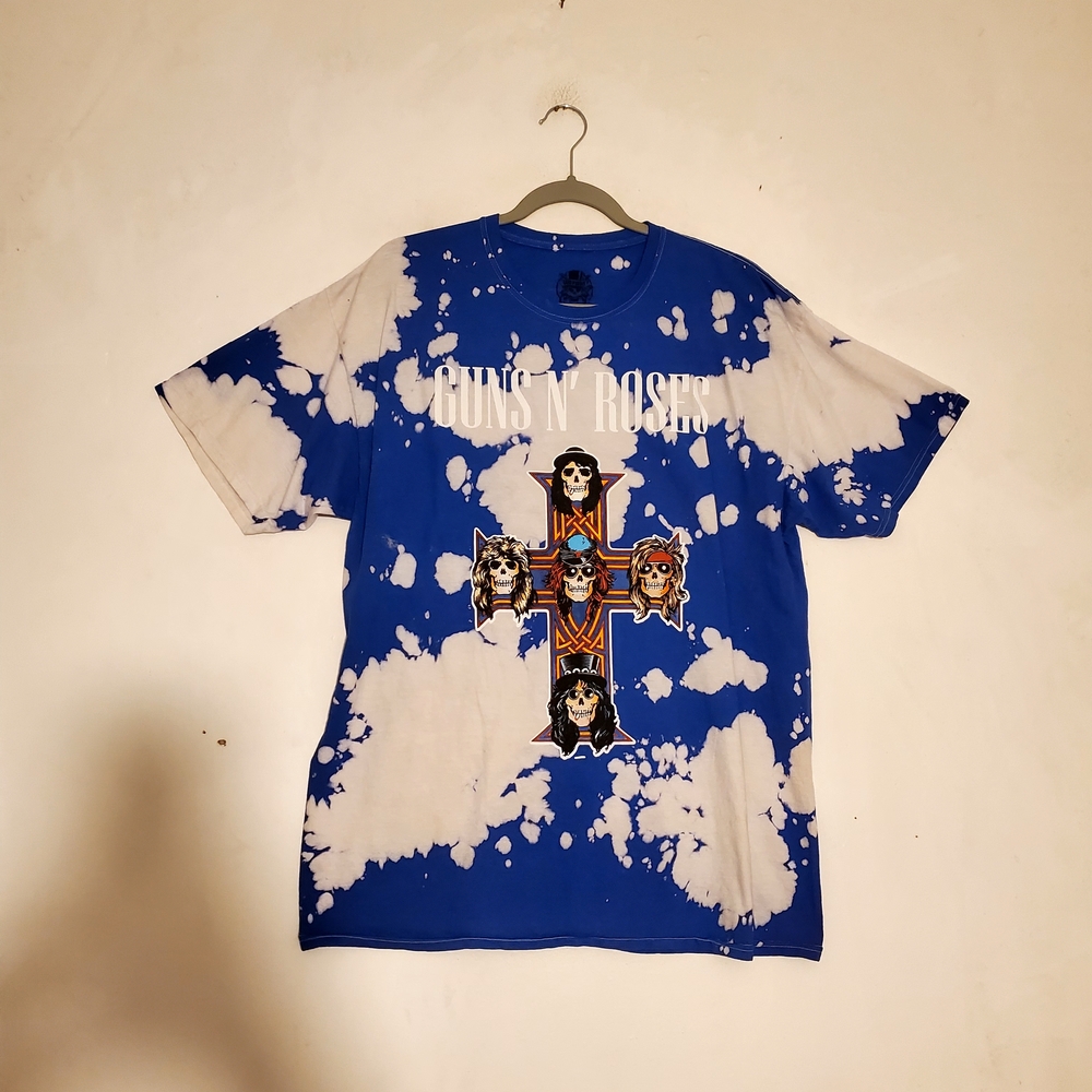 New Guns N Roses‎ Tie Dye Rock Tshirt Tee Shirt Size XL NWOT
